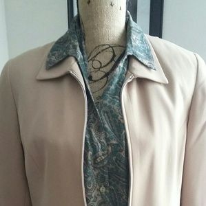 Taupe color suit jacket